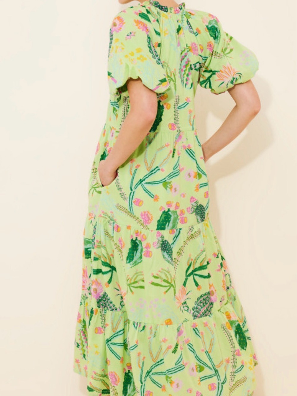 Anthropologie banjanan poppy tiered dress nwot 2x